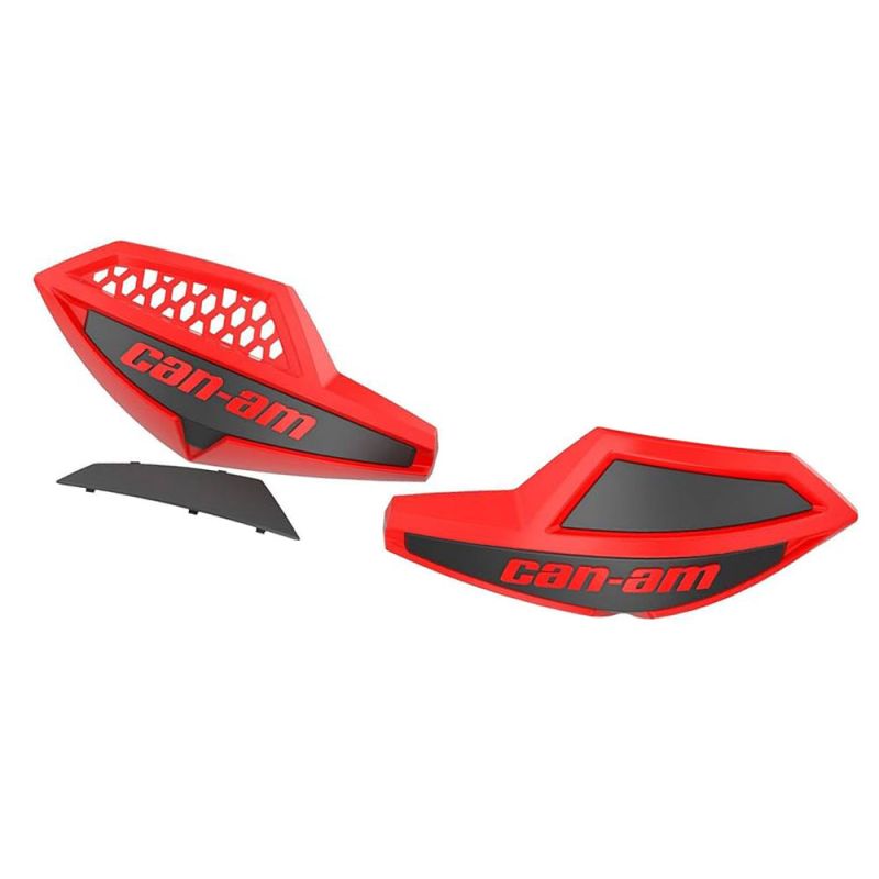 HANDLEBAR WIND DEFLECTORS Viper Red/Black